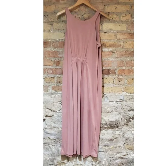 Farrow Midi Dress in Blush Pink - Picture 5 of 8